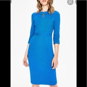 Blue Boden dress size 6L new with tags